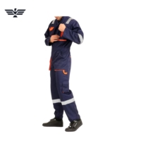 Overol de Trabajo de Algodón para Hombre, Uniforme de Seguridad Reflectante, Overol Industrial Multibolsillos con Función de Detección de Agujas