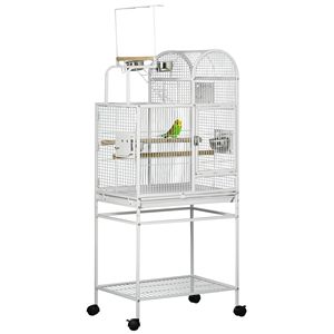 Gabbia Moderna per Animali Domestici da 64 Pollici per Pappagalli Medi e Piccoli, Calopsiti, Pappagallini, Agaporni, con Supporto su Ruote, Disponibile nelle Taglie XS e XL - Product Image 1