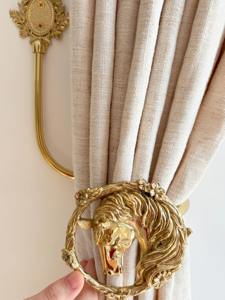 Gancho para sujetar cortinas con forma de cabeza de caballo, soporte decorativo para cortinas montado en la pared, perfecto para amantes de los caballos, decoración con temática ecuestre - Product Image 4