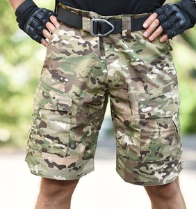 Shorts de travail ODM pour hommes, style sport décontracté, coupe ample, taille haute, en toile de coton tricotée 100%, tendance été - Product Image 2