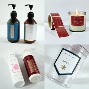 Etiquetas Personalizadas para Envases de Cosméticos - Adhesivos Transparentes para Botellas, Impresión Serigráfica, Marca Privada - Product Image 6