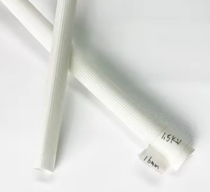 Manchon en fibre de verre enduit de silicone haute température SUNBOW BFS-007, manchon ignifuge, protection isolante 600V - Product Image 2
