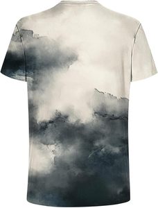 Mens breathable printed <b>tshirt</b> casual wear custom embroidery heat <b>transfer</b> workwear male apparel top - Product Image 4