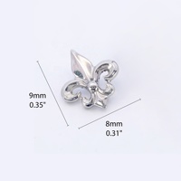 Piercing Titanio G23 Iris Ancre Piercing Fin Titane Labret Piercing 10Mm 8Mm 6Mm Poussoir Sans Fil Filetage Interne