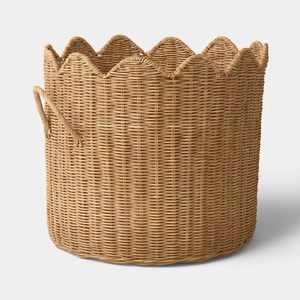 Cesto de ropa profundo de ratán para debajo del gabinete, organizador multifuncional para almacenamiento. - Product Image 3