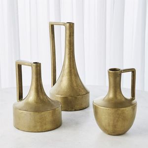 Vase décoratif en métal de qualité supérieure |   Vase à fleurs en laiton de luxe pour salon et décoration intérieure - Product Image 1