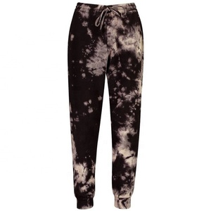 Women's <b>Tie</b> <b>Dye</b> Casual Oversized OEM Track Suit With Drawstring Hood Men's Pullover Drawstring Hooded Sweatsuit - Product Image 2