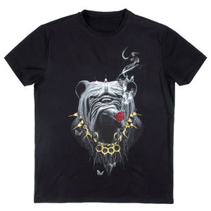 Camiseta de Manga Corta para Hombre, Formal, de Punto, de Alta Calidad, OEM, 100% Algodón, con Ribete en Contraste, Personalizada - Product Image 1