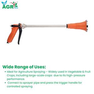 16 mm 2 pieds S.S. Fabricant et fournisseur en gros de pistolets pulvérisateurs Turbo Jet pour l'agriculture - Product Image 6