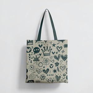 Bolsa de Hombro Minimalista de Algodón, Duradera, Reutilizable, Ligera, para Uso Diario y Trabajo - Product Image 1