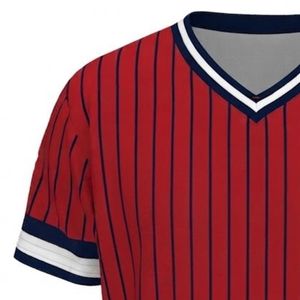 Maillot de sport personnalisé pour homme à col en V, manches courtes, pour l'entraînement, les matchs et les entraînements sportifs - Product Image 6