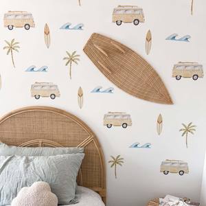 Tabla de surf multifuncional de ratán para interiores, juego de simulación para niños, decoración de habitación de bebé, tablas de surf trenzadas a mano - Product Image 3