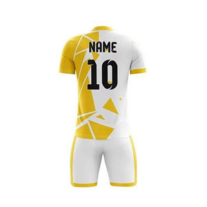 Conjunto de Uniforme de Fútbol Personalizado con Número, Manga Corta, Estampado, Talla Grande, Secado Rápido y Transpirable para Adultos - Product Image 3