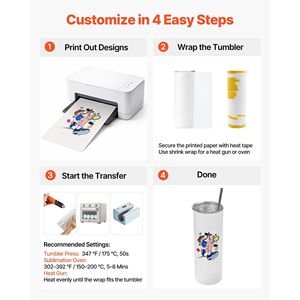 Set di 4 Tumbler in Acciaio Inox da 20 oz per Sublimazione, Design Sottile e Dritto con Coperchi e Cannucce, Costruzione a Doppia Parete per Uso Intensivo - Product Image 6