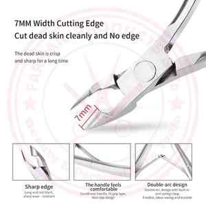 Wholesale Russian Pattern Nail Nipper Mirror Polish With Double Spring Lap Joint Toenail Nipper (9mm Cutting Edge) Manicure Tool - Product Image 2