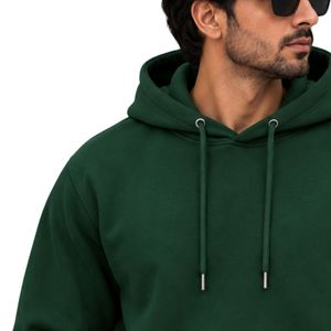 Sudadera con Capucha Verde Bosque para Hombre, Manga Larga, Informal, con Logotipo Personalizado, Ropa Deportiva, Marca Shoukat Apparel Manufactur - Product Image 2