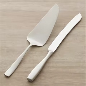 Contemporary Living Dessert Serving Set Metal Cake Knife and Server Stainless Steel Cake Lifter <b>Tools</b> - Product Image 3