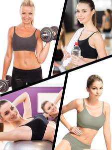 Bralette Suave para Mujer, Tejido de Punto, Ecológico, Transpirable, de Secado Rápido, con Soporte Ligero, Cómodo para Uso Diario - Product Image 3