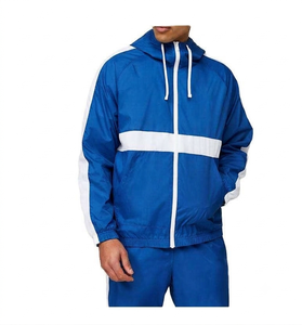 Conjunto Deportivo Cortavientos para Hombre, Chaqueta Ligera con Capucha y Cierre, con Pantalones Deportivos a Juego, Ropa Deportiva Transpirable para Deportes al Aire Libre - Product Image 3