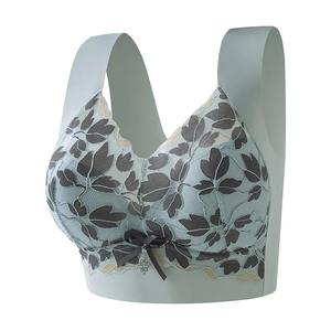 Soutien-gorge de sport court en dentelle, grande taille, à bretelles réglables, dos nu, respirant, anti-transpiration, maintien moyen, écologique et tendance - Product Image 3