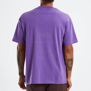 เสื้อยืดโอเวอร์ไซส์พิมพ์โลโก้ตามสั่งขายส่ง ราคาถูก ขายดี ผ้าฝ้าย 100% สำหรับผู้ชาย - Product Image 2