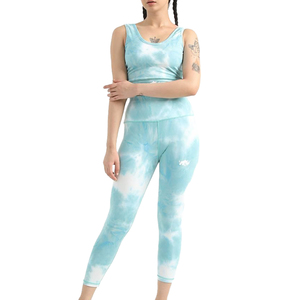 Conjunto de Yoga de 3 Piezas Transpirable para Mujer con Tecnología de Corte Automático, Tela de Secado Rápido para Pilates y Entrenamientos en el Gimnasio - Product Image 1