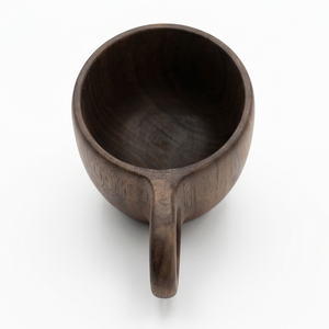 Eco Friendly Natural Walnut Wood Coffee Mug Handmade Wooden Kuksa <b>Cup</b> With Ergonomic Handle Portable Outdoor <b>Camping</b> Drinkware - Product Image 2