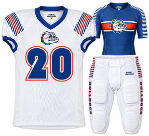 Ensemble de maillots de football américain Furat Leathers, col en V, manches courtes, évacuation de l'humidité, impression par transfert thermique, dégradé rouge noir, unisexe - Product Image 4