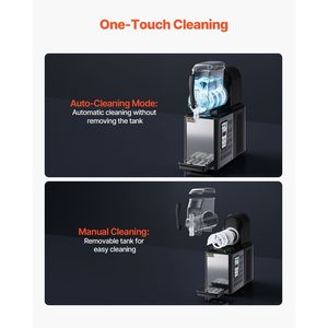 Macchina Commerciale per Bevande Congelate con Serbatoio Singolo da 4L, Dispenser per Margarita e Smoothie in Acciaio Inox da 16 Bicchieri, Macchina Commerciale per Slushy - Product Image 5