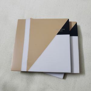 ที่รองแก้วทำจากเรซินฝังทองเหลืองหรูหราสีกรมท่าขายดีของขวัญแต่งงานตามสั่ง-เสื่อและแผ่นรองจากธรรมชาติ - Product Image 3