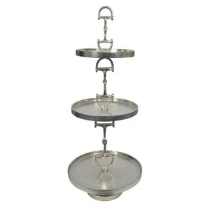 3 Tier Round <b>Cake</b> Stand Horse Bit Style <b>Decorative</b> <b>Cake</b> Pastry Serving Trays Handmade <b>Cake</b> Stand Event Party <b>Supplies</b> Tableware - Product Image 1