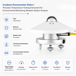 Pyranomètre CMP3 pour la surveillance de la température |   Capteur solaire de précision pour la mesure des données météorologiques en extérieur, équipement de recherche climatologique - Product Image 5