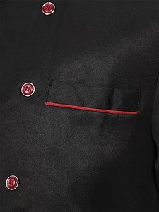 เสื้อเชฟสำหรับผู้ชาย สำหรับทำอาหาร ชุดยูนิฟอร์มเชฟในครัวโรงแรม - Product Image 3