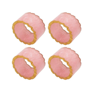 แหวนรองผ้าเช็ดปากเรซิ่นอีพ็อกซี่ ดีไซน์สวยงาม คุณภาพดี สีฟ้า สีแดง สีเหลือง สำหรับงานแต่งงาน งานเลี้ยงอาหารค่ำ - Product Image 3