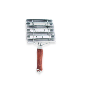 Brosse de toilettage pour chevaux, peigne de massage pour l'élimination des poils, outil de soin du pelage équin, brosse à curry pour animaux de compagnie, nettoyage et massage - Product Image 1