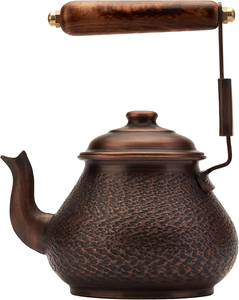 Théière en cuivre, bouilloire à thé personnelle, théière artisanale, théière traditionnelle, vaisselle de cuisine, cadeau pour les amateurs de thé - Product Image 1