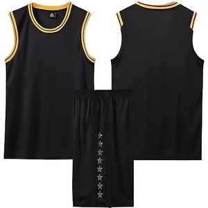 Conjunto de Uniforme de Baloncesto Personalizado sin Mangas, 100% Poliéster Malla, Uniforme de Entrenamiento, Nombre del Equipo, Logotipo, Ropa Deportiva - Product Image 3