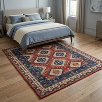 Tapis en laine tufté à la main moderne avec des motifs de surface distinctifs pour un revêtement de sol élégant et une décoration intérieure raffinée
