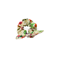Taille personnalisée Cravate en soie imprimée Chouchous Accessoires de cheveux de style de fête pour filles femmes dames avec bas quantité minimale de commande