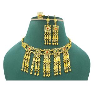 Ramadan Special Dubai Gold Jewelry <b>Sets</b> Bridal Necklace Martasha <b>Indian</b> Jewelry <b>Set</b> Bracelet Earrings Necklace Ring <b>Sets</b> - Product Image 2