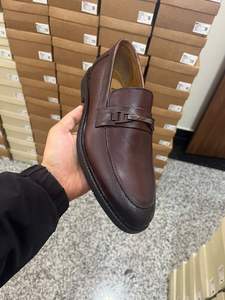 Chaussures habillées pour hommes grande taille en cuir véritable noir imperméables légères type Oxford et mocassins avec semelle extérieure en TPR - Product Image 6