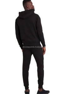 Survêtement respirant en molleton de coton et polyester gris chiné de taille mélangée pour hommes, nouveau design à la mode et bon marché - Product Image 1