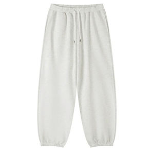 กางเกงวอร์มขายาวทรงหลวมเอวยางยืดสีพื้นสำหรับผู้ชาย เหมาะสำหรับออกกำลังกาย วิ่งจ๊อกกิ้ง สามารถสั่งพิมพ์ลายได้ตามต้องการ ไซส์ใหญ่พิเศษ เนื้อผ้าหนา - Product Image 1