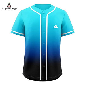 เสื้อเบสบอลโลโก้สั่งทำได้ น้ำหนักเบา ระบายอากาศดี ราคาถูก ขายส่งเสื้อเบสบอลสำหรับทุกเพศ - Product Image 1
