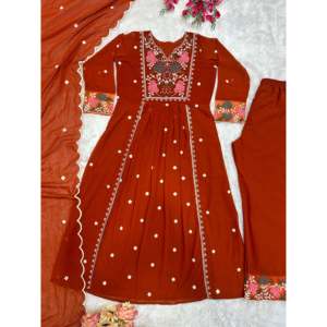 Magnifique robe de soirée Top et robe de soirée fantaisie Dupatta - Product Image 5