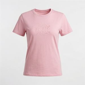 Camiseta de algodón de manga corta para mujer, de secado rápido, transpirable, informal, nueva llegada, camiseta cómoda para mujer, tops de moda - Product Image 1