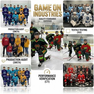 Jersey de Hockey sobre Hielo Transpirable de Gran Calidad, 100% Poliéster, Personalizado para Entrenamiento, 160 Gramos, Secado Rápido, Superventas - Product Image 5