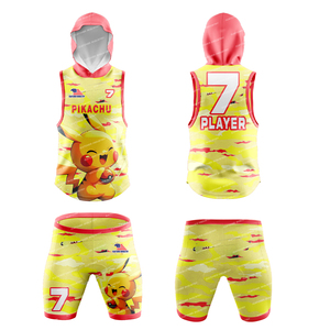 Comfortable Breathable Anti-Bacterial Quick Dry Mesh Fabric Flag Football Uniform Set with Front Logo <b>Sublimated</b> Printing OEM - Product Image 1