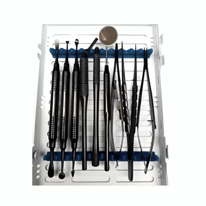 Kit d'instruments chirurgicaux dentaires avec pinces d'extraction, ciseaux et outils orthodontiques, plusieurs couleurs, certifié CE, utilisation manuelle - Product Image 3