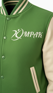 Manches en cuir surdimensionnées style américain avec broderies et patchs, style streetwear viral, durable, pour lycée - Product Image 4